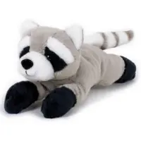Semo Pluche grijze wasberen knuffels 13 cm knuffeldieren - Knuffelberen
