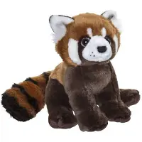 Nature Planet Pluche Rode Panda knuffel van 22 cm - Knuffeldier