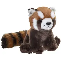 Nature Planet Pluche kleine rode panda knuffel van 15 cm - Knuffeldier