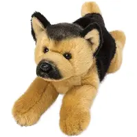 Suki Pluche knuffel dieren Duitse herders hond 30 cm - Knuffel huisdieren