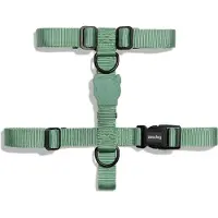 Zee.dog H-Harnas Army-Green Mosgroen - Hondentuig - 40-67x62-107x2.5 cm