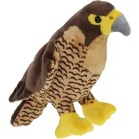 Merkloos Pluche knuffel dieren Havik roofvogel van 18 cm - Vogel knuffels