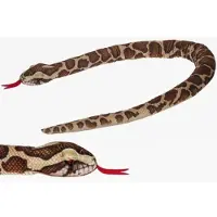 Merkloos Gevlekte python slangen knuffels 150 cm knuffeldieren - Knuffeldier