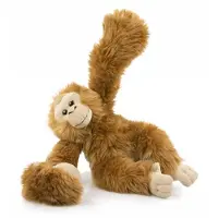Merkloos Pluche knuffel aap Orang Oetan 25 cm - Knuffel bosdieren