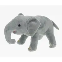 Merkloos Pluche knuffel dieren Afrikaanse Olifant van 22 cm - Knuffeldier