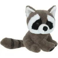 Merkloos Pluche knuffel dieren Wasbeer van 26 cm - Knuffeldier