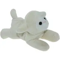 Merkloos Pluche knuffel dieren Schaap/lammetje van 17 cm - Knuffel boederijdieren