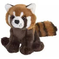 Nature Planet Pluche knuffel rode panda 18 cm - Knuffeldier