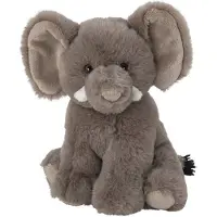 Nature Planet Pluche knuffel olifant van 16 cm - Knuffeldier