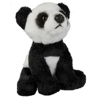 Ravensden Zwart/witte pandabeer knuffel 15 cm knuffeldieren - Knuffeldier