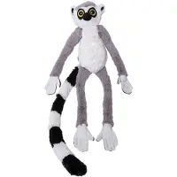 Nature Planet Pluche knuffel ringstaart Maki aap van 60 cm - Knuffeldier
