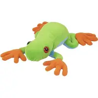 Nature Planet Zachte Boomkikker dieren knuffels 36 cm - Knuffeldier