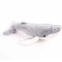 Merkloos Pluche whale bultrug 24 cm - Knuffel zeedieren