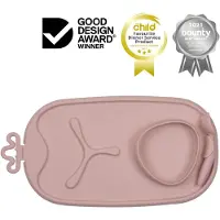 B.Box oprolbaar bordje Roll & Go mealtime mat Blush
