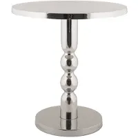 Leitmotiv bijzettafel sheen chrome plated