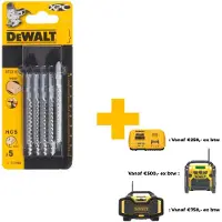 DeWalt DT2216QZ Lames de scie sauteuse pour bois Bimétal XPC T119BO (Lot de 5) (Import Grande Bretagne)
