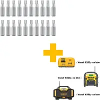 DeWalt Accessoires 25mm schroefbit voor Torx schroeven T25 - DT7267-QZ