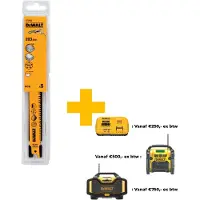 DeWalt Reciprozaagblad Hout Dt2402-qz - 203mm - 2,4-4,0tpi - Bi-metaal Hcs