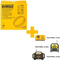 DeWalt Accessoires Lintzaagblad, 2215x6x0,6mm, 18TPI, bochten zagen in non-ferro en kunststof (t.b.v. DW876) - DT8475-QZ