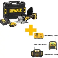 DeWalt DCW682P2-QW 18V Li-ion XR Accu Lamellenfrees Set (2x 5.0Ah) In TSTAK - Koolborstelloos