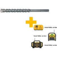 DeWalt DT9442-QZ DT9442-QZ Wolfraamcarbide Hamerboor 38 mm Gezamenlijke lengte 570 mm SDS-Max 1 stuk(s)