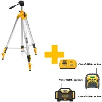 DeWalt DE0733-XJ Laserstatief - 1/4" - 0.97 Tm 2.48m