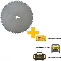 DeWalt Cirkelzaagblad voor Hout | Extreme | Ø 400mm Asgat 30mm 60T - DT4338-QZ