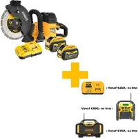 DeWalt Decoupeer XR FV 54V 3Ah Li-Ion Borstelloos 230 mm - DCS691X2-QW