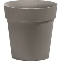 Nicoli Bloempot Buiten Rond Arke 22cm TAUPE