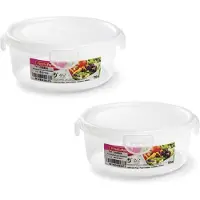 PlasticForte Vershoudbakje vriezer/magnetron - 12x stuks - 700 ml - kunststof