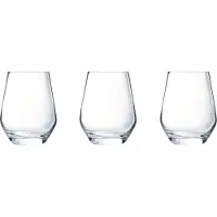 Chef & sommelier Drinkglazen - 12x stuks - tumbler - 380 ml - Glazen - Drinkglas/waterglas