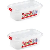 PlasticForte Vershoudbakje vriezer en magnetron - 10x - 600 ML - kunststof