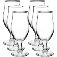 Bormioli Rocco 6x Speciaal Bierglazen/tulpglazen Transparant 375 Ml Executive -