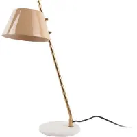 Present Time Tafellamp Savvy Enamel Soft Brown