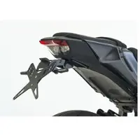 Protech kentekenplaathouderset inclusief reflector en plaatverlichting roestvrij staal/gepoedercoat aluminium zwart