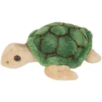 Ravensden Pluche knuffel dieren Zeeschildpad van 15 cm - Knuffel zeedieren