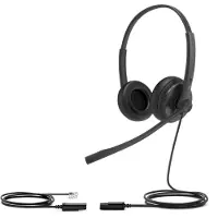 Yealink YHS34 Dual Lite, YHS34 Lite, bekabelde hoofdtelefoon, hoofdband, geschikt voor telefoongesprekken/muziek, zwart