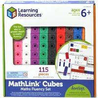 Learning Resources MathLink Cubes Number Blocks, Vlot rekenen