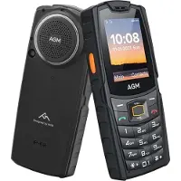 AGM Mobile M6 - rugged telefoon - zaklamp - dual sim - 2-4'scherm - waterdichte luidspreker - 109dB - zwart