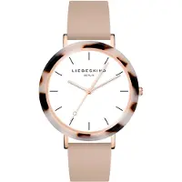 Liebeskind berlin Analoog horloge sand / donkerbruin / wit
