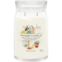 Yankee candle - Sweet Vanilla Horchata Large Jar Geurkaars - 90 branduren - twee lonten