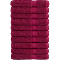vidaXL Handdoeken SOLUND 10 st 600 g/m² 100x200 cm bordeauxrood