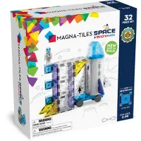 Magna-Tiles Magneetset - 32 Onderdelen - Space + MicroMAGS - - OneSize - Magnetisch speelgoed