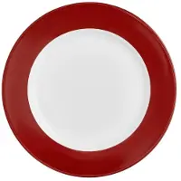 Ambition Aura Rood Dinerbord Plat 27 cm - Porselein