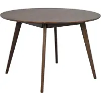 Rowico Yumi houten eettafel donker eiken Ø115 cm
