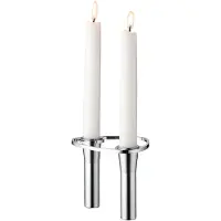 Lind DNA Lind Curve combineerbare kandelaar chroom Double