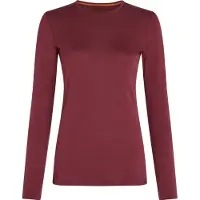 Icebreaker Women's 260 Tech LS Crewe Thermal Top (Maat - L, Kleur - Port)
