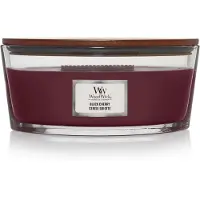 Woodwick black cherry ellipse candle |