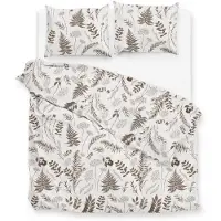 Zohome Zo Home Dekbedovertrek Flanel Autunno - natural 240x200/220cm