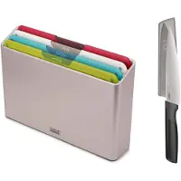 Joseph Joseph - Folio Icon - Snijplanken set - Meerdere kleuren - 5 Delig - incl. Chef Mes - Kerstcadeau